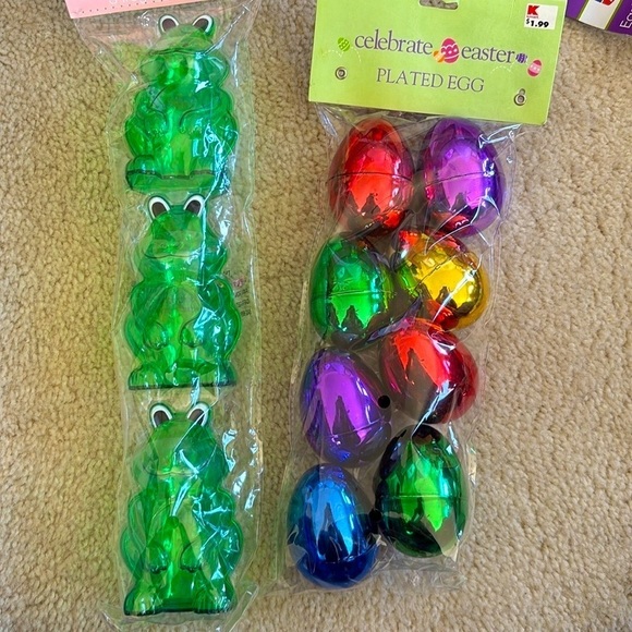 Brand New Disney Mickey Mouse Plush Easter Basket Metallic Fillable Eggs Grass - Picture 7 of 13